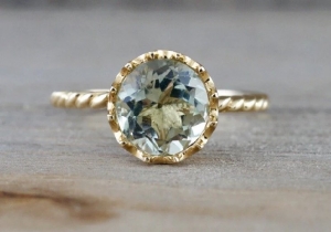 8 Swoon-Worthy Vintage Style Green Amethyst Rings to Elevate Your Style